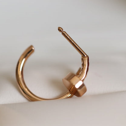 [Rosla]JUSTE EARRINGS PINK GOLD