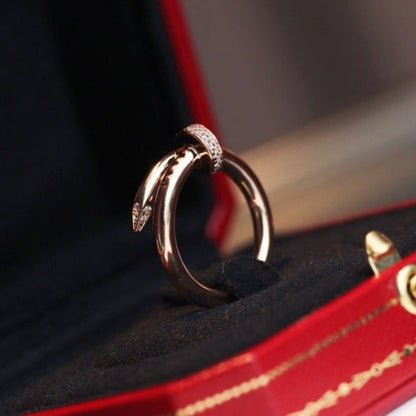 [Rosla]JUSTE RING 2.65MM PINK GOLD DIAMOND