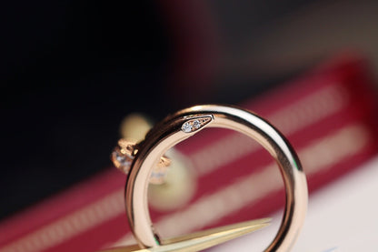 [Rosla]JUSTE RING 2.65MM PINK GOLD DIAMOND