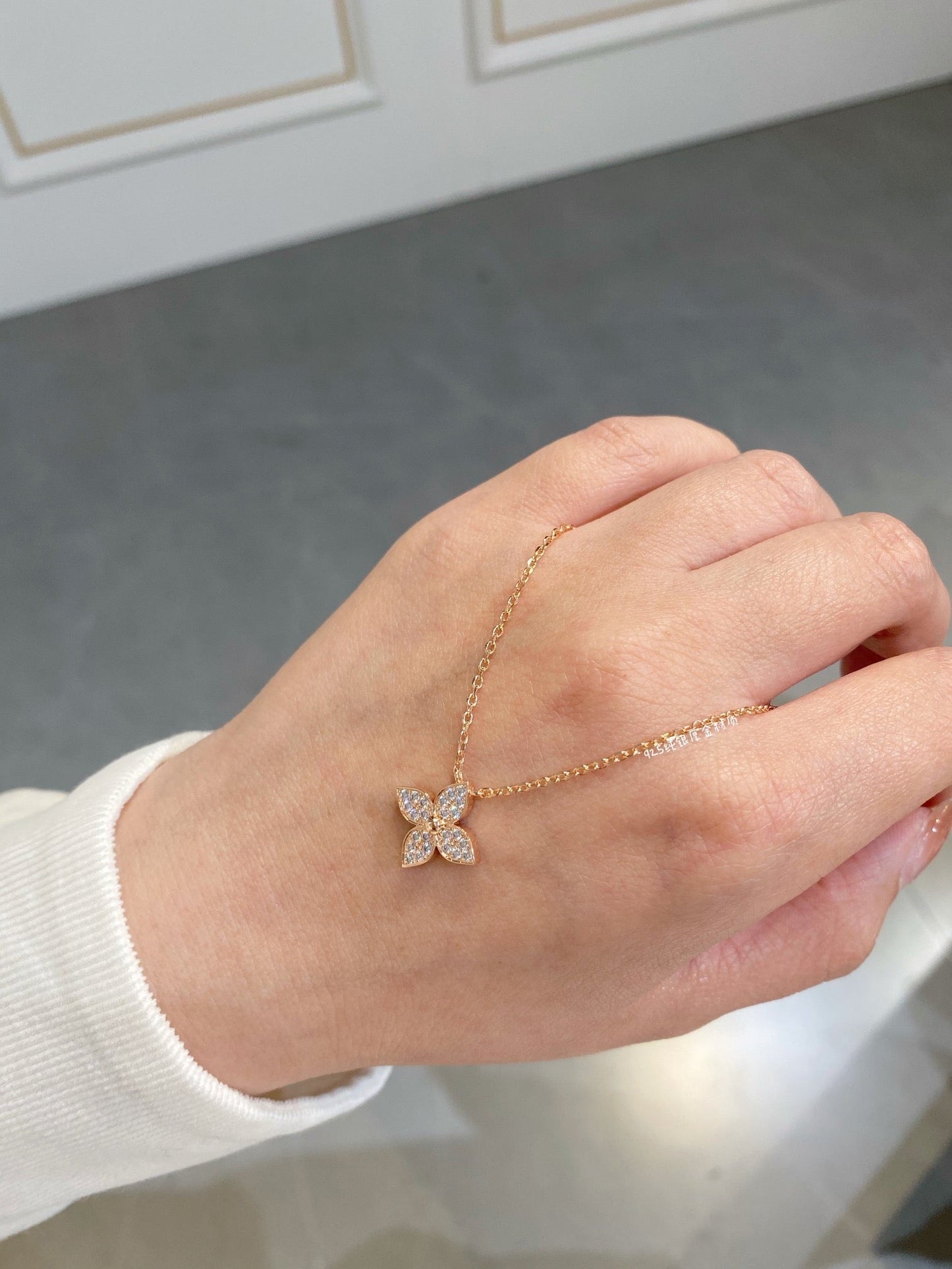 [Rosla]STAR DIAMOND NECKALCE