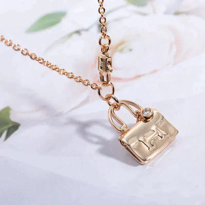 [Rosla]AMULETTE PEDANT ROSE GOLD NECKLACE