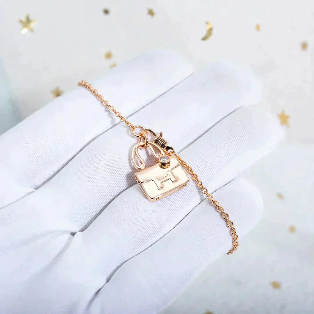 [Rosla]AMULETTE PEDANT ROSE GOLD NECKLACE