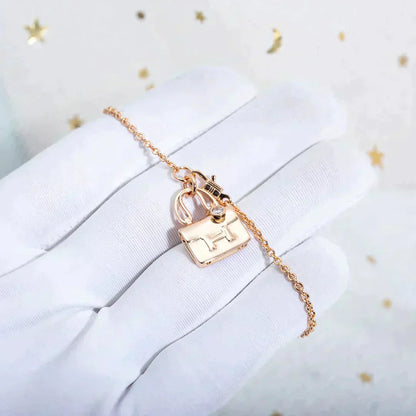 [Rosla]AMULETTE PEDANT ROSE GOLD NECKLACE