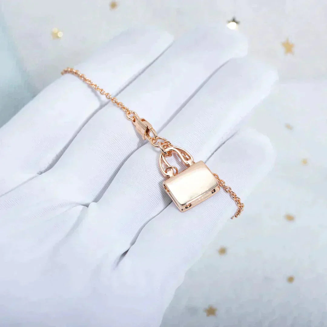 [Rosla]AMULETTE PEDANT ROSE GOLD NECKLACE