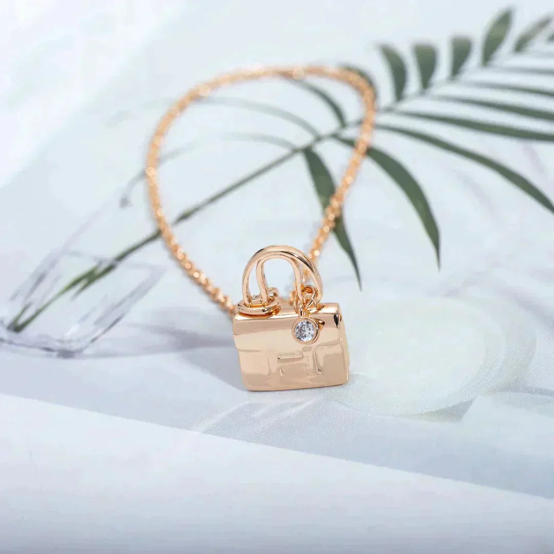 [Rosla]AMULETTE PEDANT ROSE GOLD NECKLACE