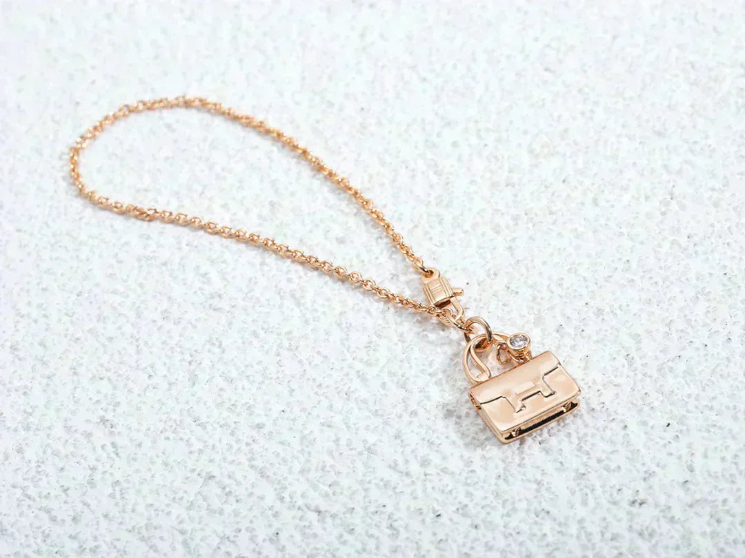 [Rosla]AMULETTE PEDANT ROSE GOLD NECKLACE