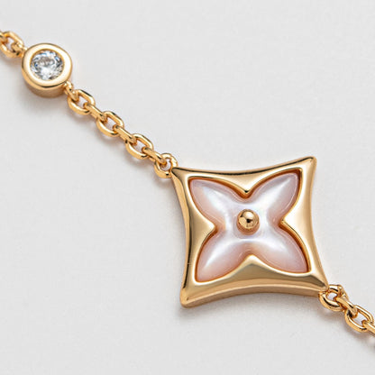 [Rosla]STAR 1 DIAMOND PINK GOLD BRACELET