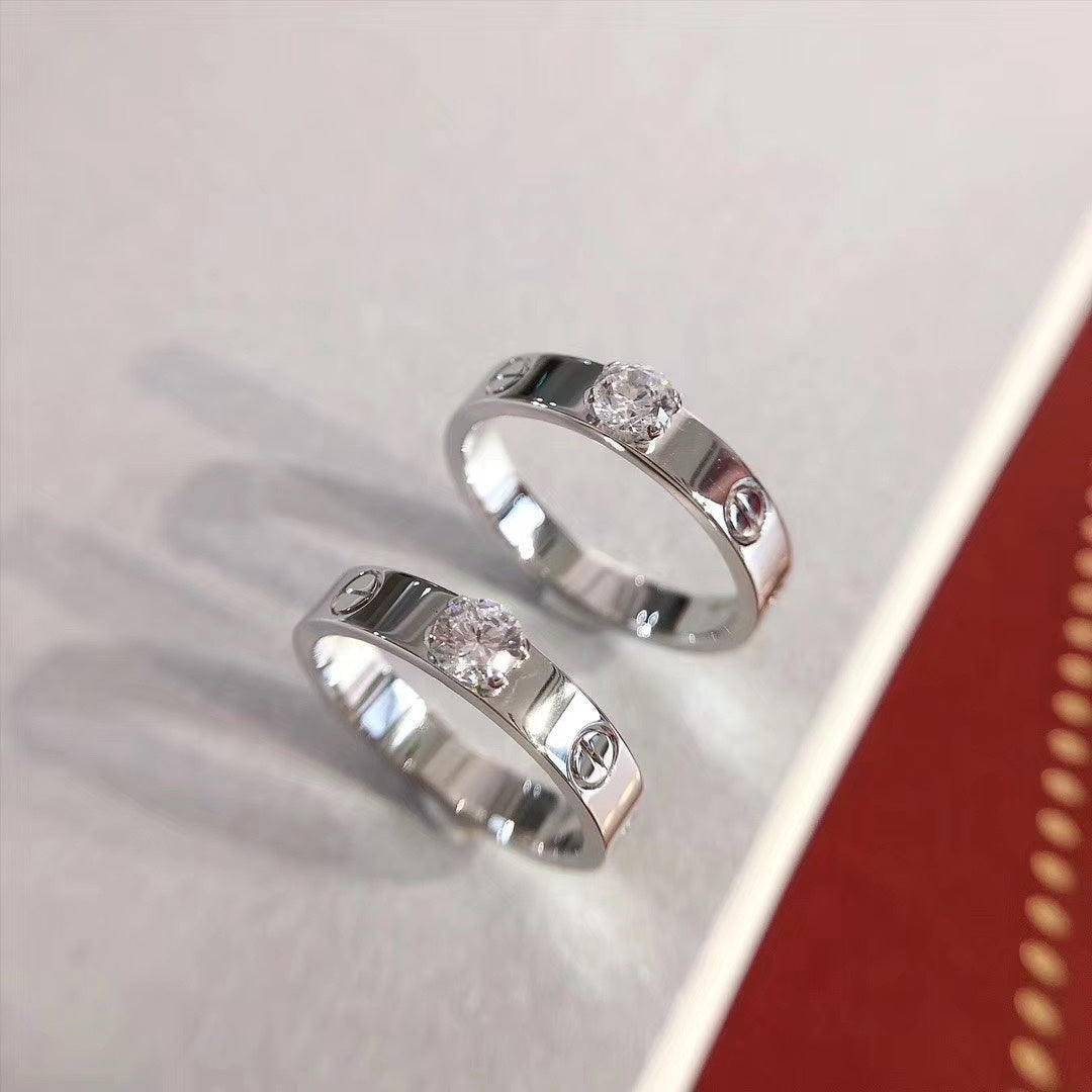 [Rosla]LOVE RING 3.6MM 1 BIG DIAMOND