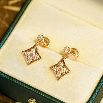 [Rosla]STAR DIAMONDS EARRINGS GOLD