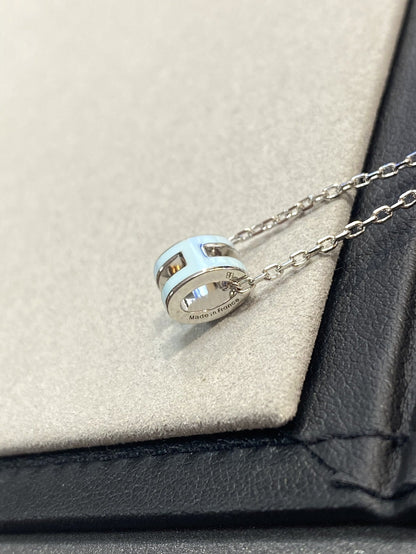 [Rosla]POP H LIGHT BLUE NECKLACE