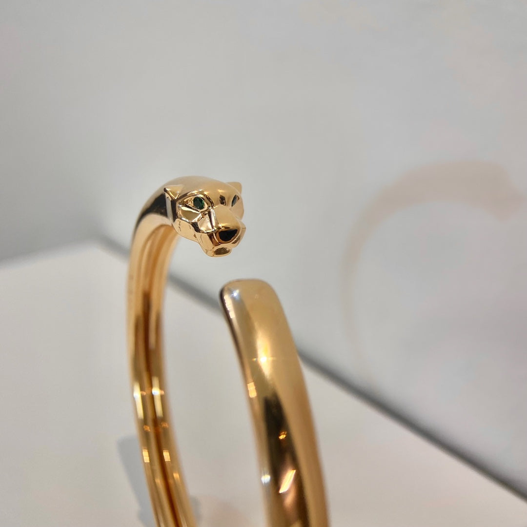 [Rosla]PANTHERE GOLD OPEN BRACELET