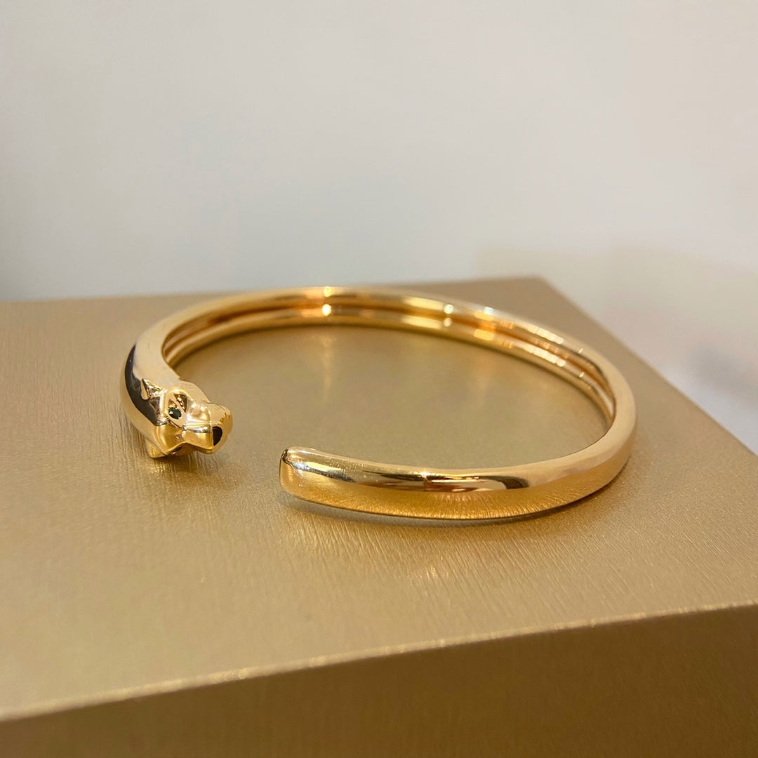 [Rosla]PANTHERE GOLD OPEN BRACELET