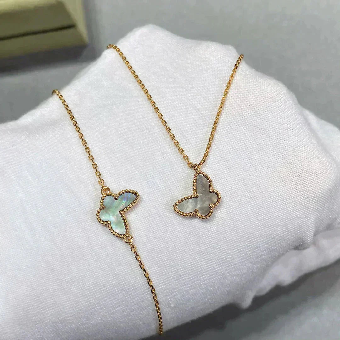 [Rosla]BUTTERFLY DARK MOP BUTTERFLY BRACELET