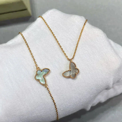 [Rosla]BUTTERFLY DARK MOP BUTTERFLY BRACELET