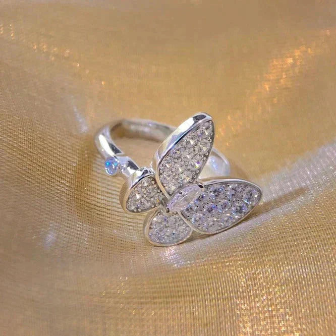 [Rosla]BUTTERFLY DIAMOND RING
