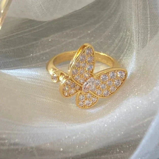 [Rosla]BUTTERFLY DIAMOND RING