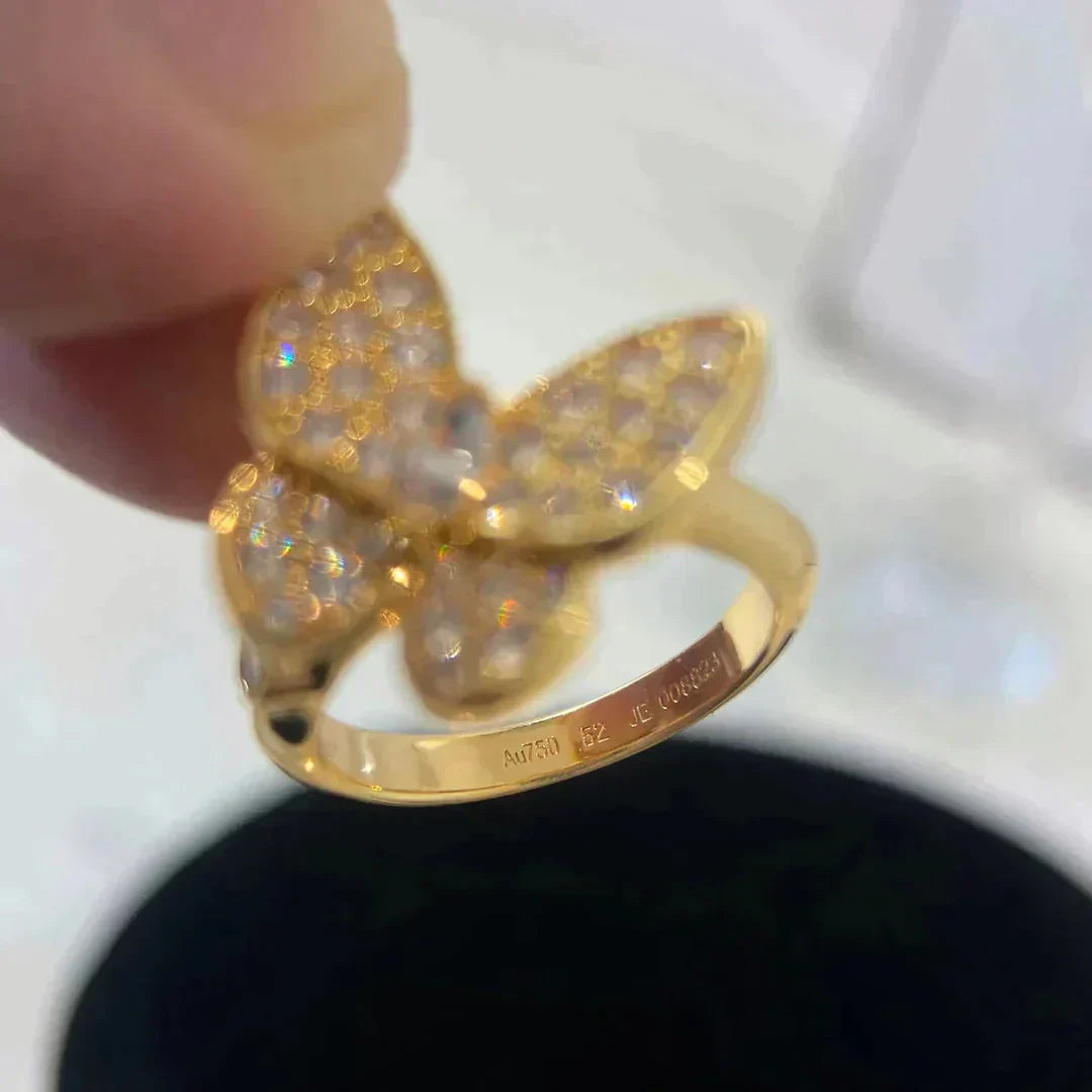 [Rosla]BUTTERFLY DIAMOND RING