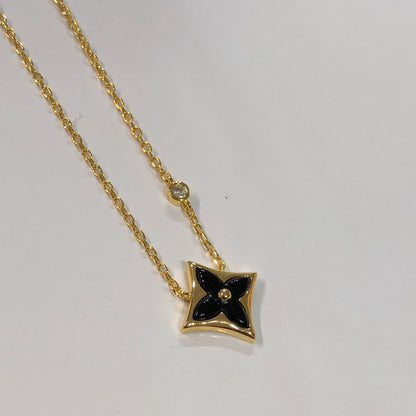 [Rosla]STAR BLACK MOP NECKLACE