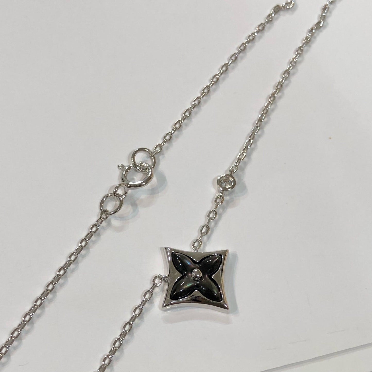 [Rosla]STAR BLACK MOP NECKLACE