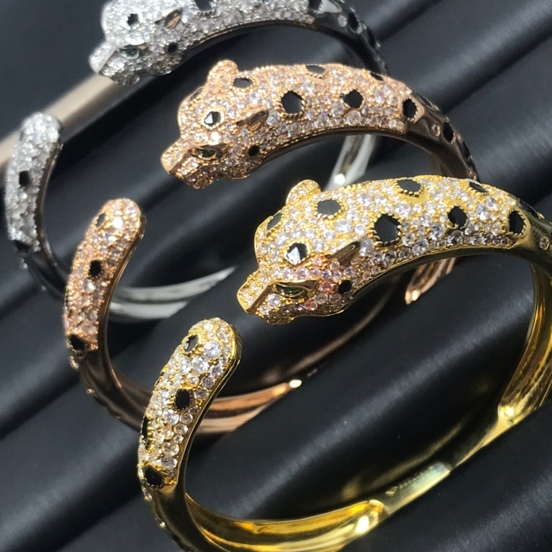 [Rosla]PANTHERE BIG BRACELET DIAMONDS