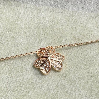 [Rosla]FLOWER DIAMOND NECKLACE