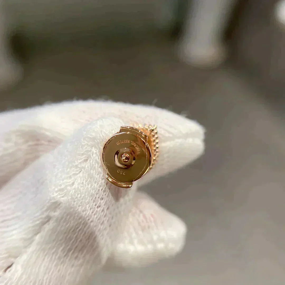 [Rosla]HEART CARNELIAN STUD EARRINGS