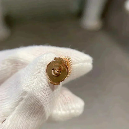 [Rosla]HEART CARNELIAN STUD EARRINGS