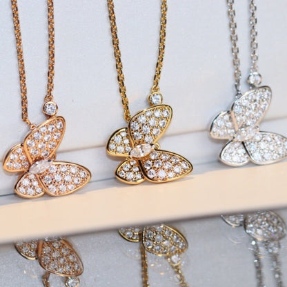 [Rosla]BUTTERFLY DIAMOND NECKLACE