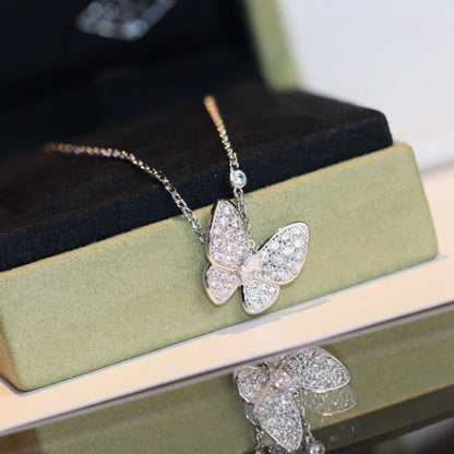 [Rosla]BUTTERFLY DIAMOND NECKLACE