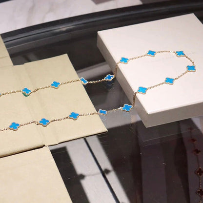 [Rosla]CLOVER 20 MOTIFS TURQUOISE GOLD