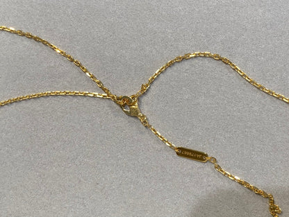 [Rosla]CLOVER 25MM NECKLACE GOLD CARNELIAN