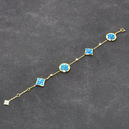 [Rosla]STAR AND SUN TURQUOISE 4 MOTIFS 3 DIAMONDS