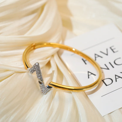 [Rosla]VOLTE UPSITE DOWN GOLD DIAMOND BRACELET