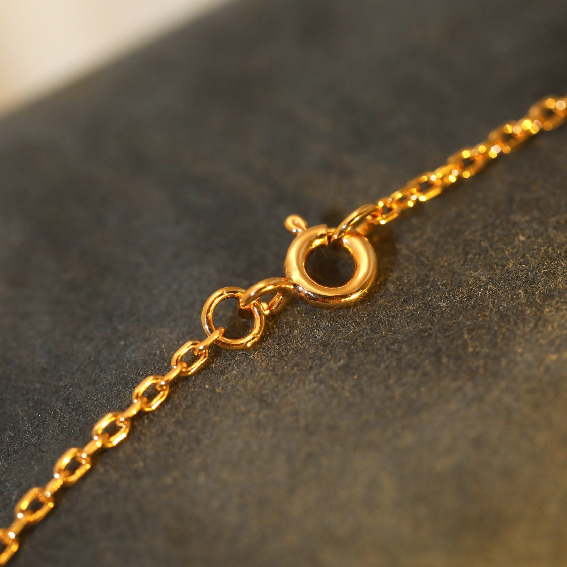 [Rosla]SUN PEDANT PINK GOLD 1 DIAMOND NECKLACE