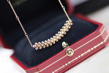 [Rosla]CLASH PINK GOLD NECKLACE