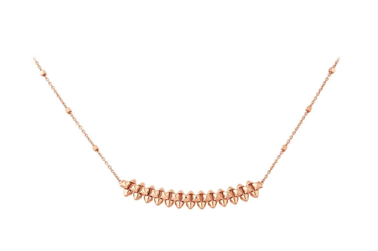 [Rosla]CLASH PINK GOLD NECKLACE