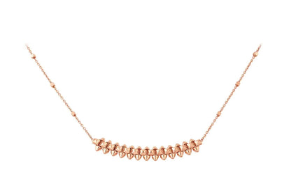 [Rosla]CLASH PINK GOLD NECKLACE
