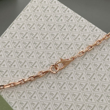 [Rosla]LUCKY SPRING 15 MOTIFS ROSE GOLD NECKLACE