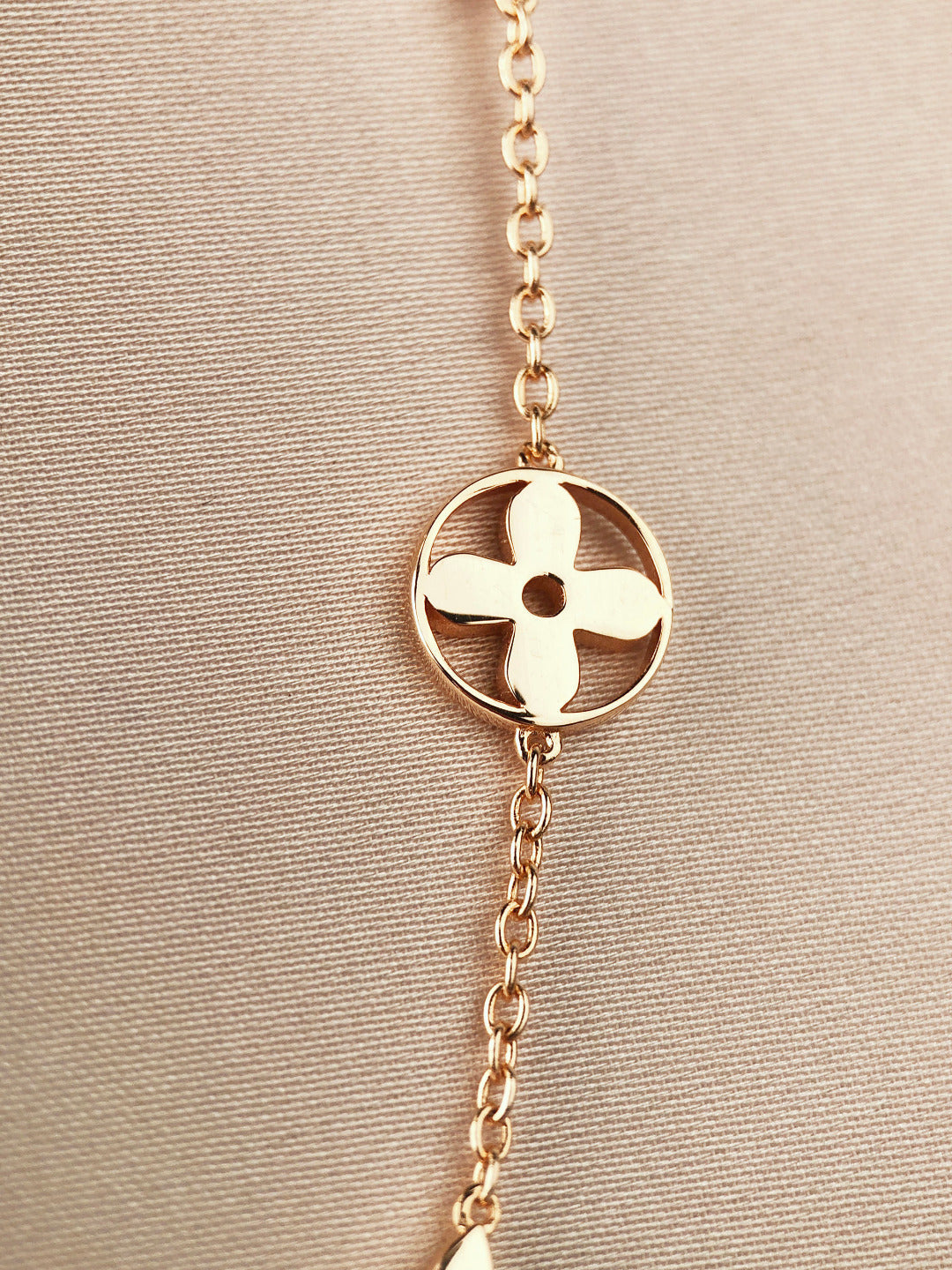 [Rosla]STAR AND SUN 7 MOTIFS GOLD BRACELET