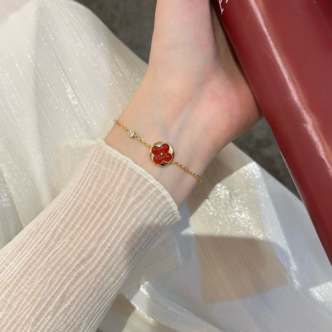 [Rosla]SUN PEDANT CARNELIAN BRACELET