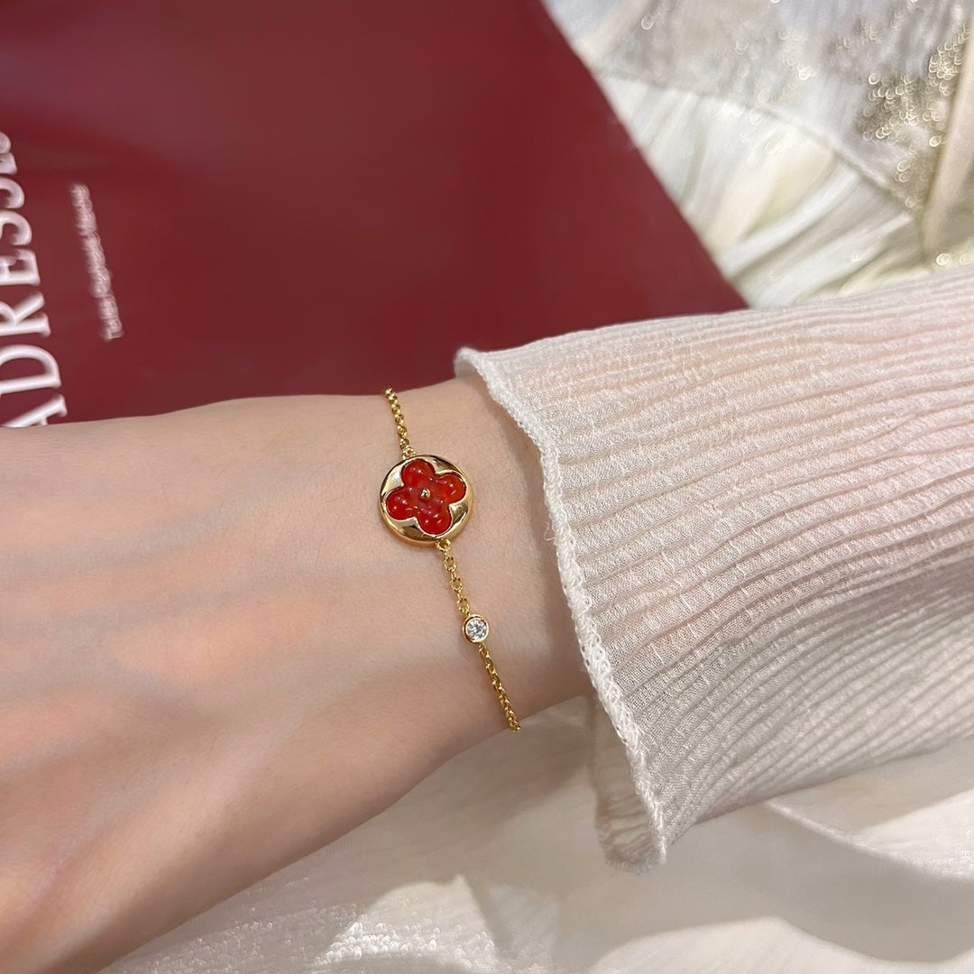 [Rosla]SUN PEDANT CARNELIAN BRACELET