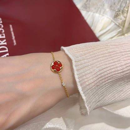 [Rosla]SUN PEDANT CARNELIAN BRACELET