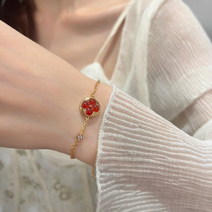 [Rosla]SUN PEDANT CARNELIAN BRACELET
