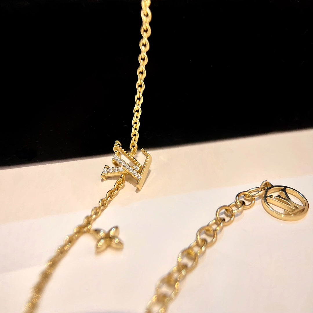 [Rosla]LOGO STAR MOTIF GOLD BRACELET