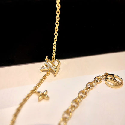 [Rosla]LOGO STAR MOTIF GOLD BRACELET