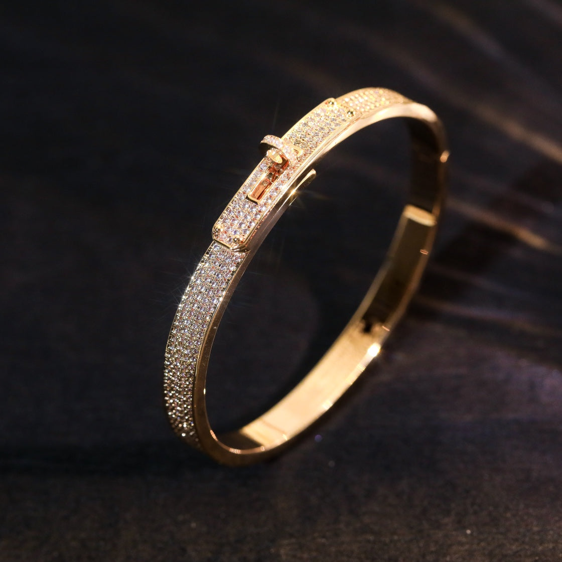 [Rosla]KELLY BRACELET DIAMOND PAVED