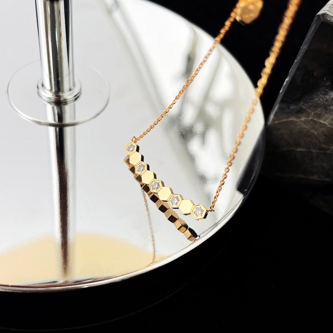 [Rosla]BEE MY LOVE DIAMOND NECKLACE