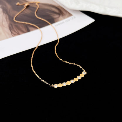 [Rosla]BEE MY LOVE DIAMOND NECKLACE