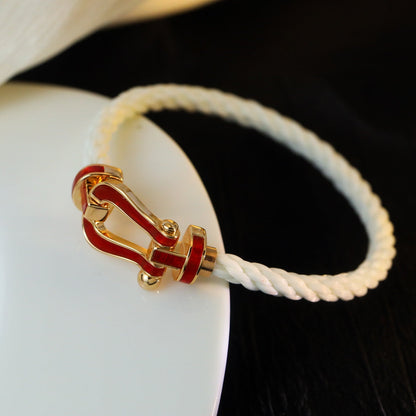 [Rosla]FORCE 10 WHITE TEXTILE DIAMOND PAVED