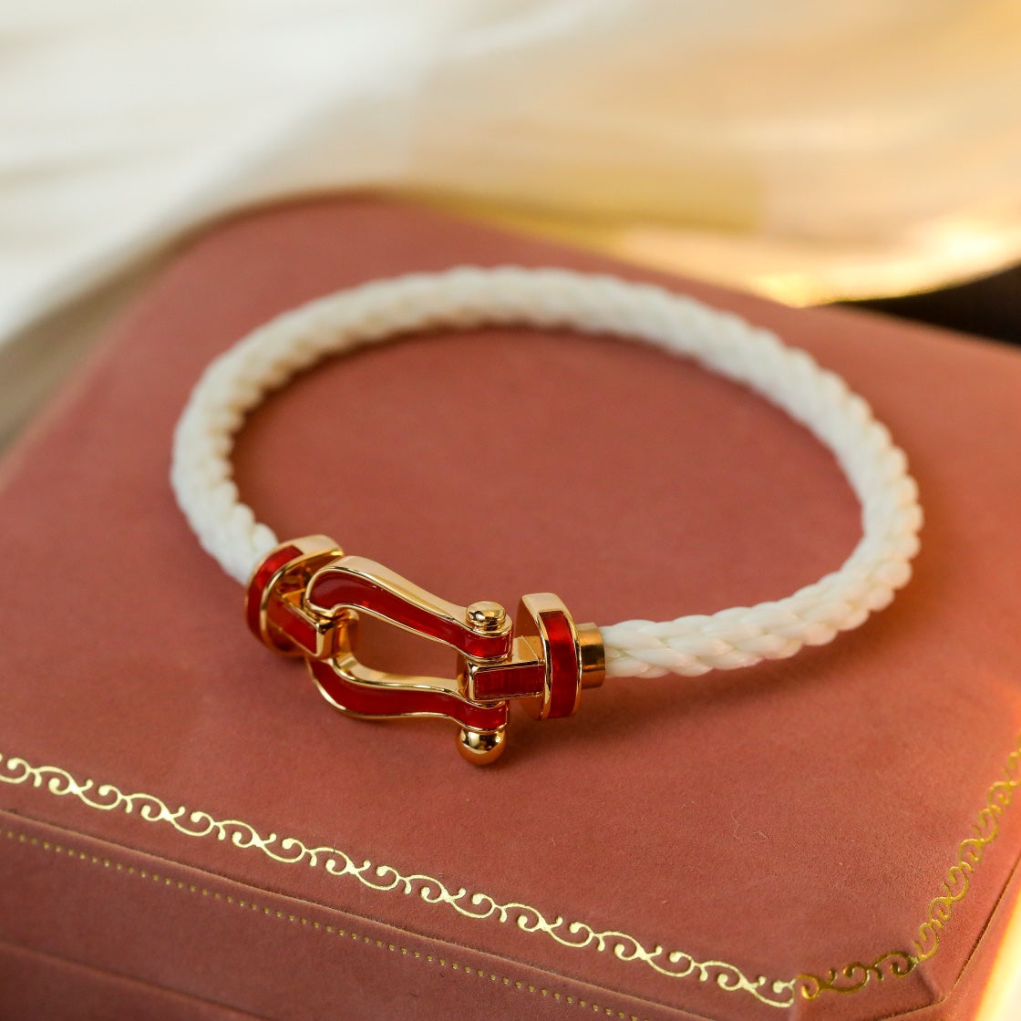 [Rosla]FORCE 10 WHITE TEXTILE DIAMOND PAVED